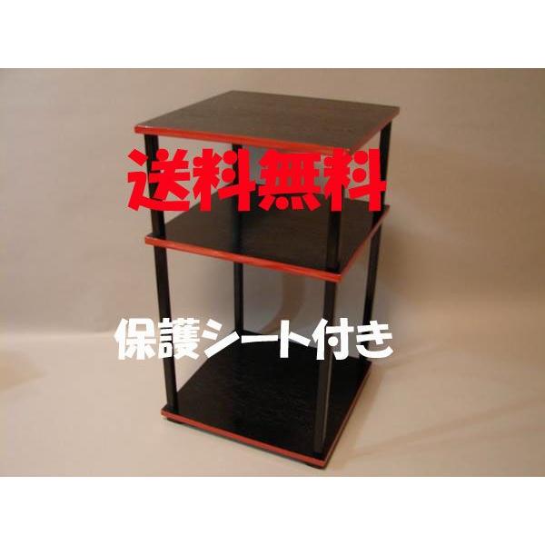 送料無料】日本製更好棚裏千家玄々斎好写木製保護シート付茶道具新品