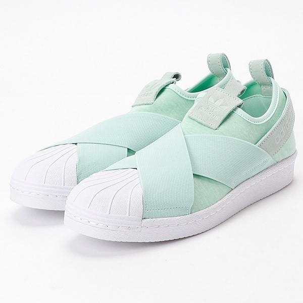 Adidas superstar slip 2024 on ice mint