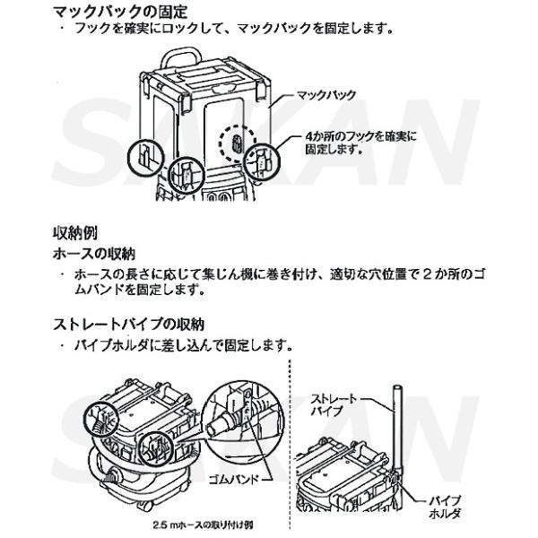 マキタ(makita) A-65115 連結工具箱(マックパック)専用 集じん機接続