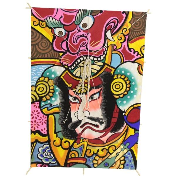津軽凧 吉谷津山の大首武者絵（97cm×67cm） 楽天市場】インテリア 手描き和凧 新大六角凧 約縦66×横53cm【ロ