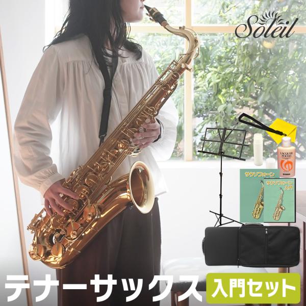Soleil テナーサックスSTN-1 初心者入門セット〔ソレイユSTN1 管楽器