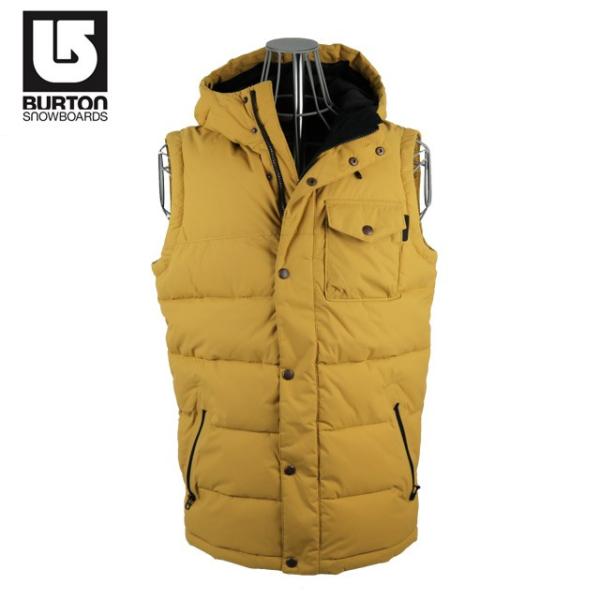 50%OFF バートン BURTON S size ベスト vest ダウンベスト イエロー