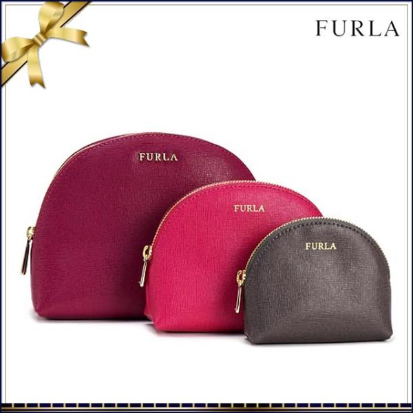 フルラ FURLA ポーチセット レザー 革 化粧ポーチ コスメポーチ