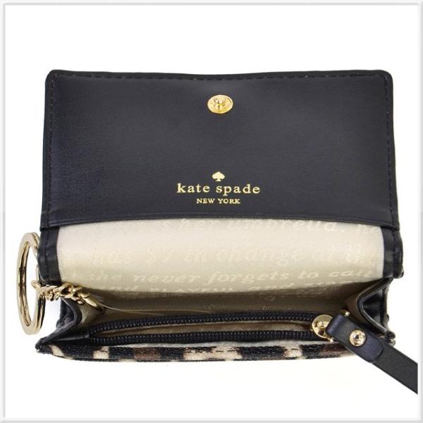 ケイトスペード 財布 二つ折り kate spade CEDAR STREET LEOPARD DARLA 