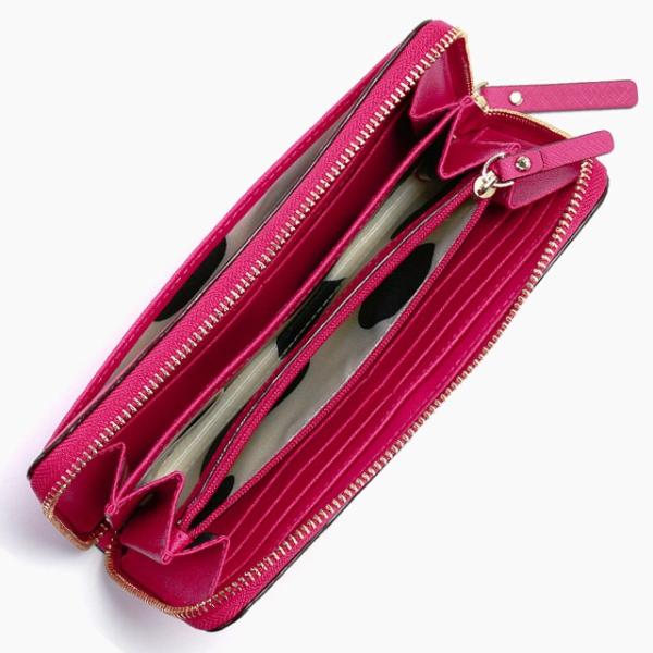 ケイト・スペード kate spade ラウンドファスナー 長財布 ピンク 長 