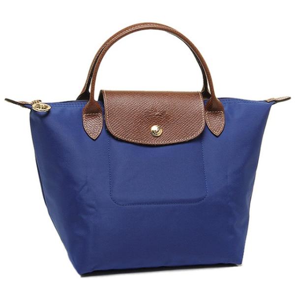 ロンシャン LONGCHAMP ハンドバッグ ルプリアージュ ブルー 青 トート