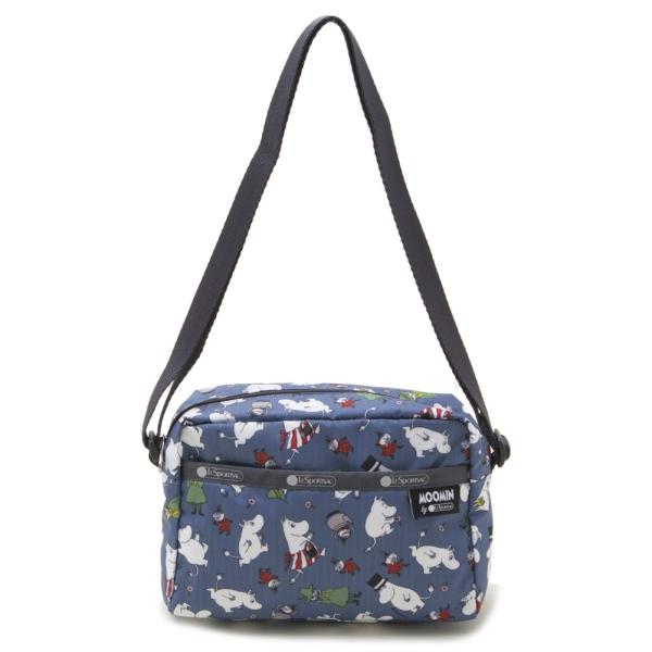 レスポートサック LeSportsac ショルダーバッグ 斜めがけバッグ 2434 G578 DANIELLA CROSSBODY MOOMIN  AND FRIENDS ムーミン コラボレーション ブルー系マルチ /【Buyee】