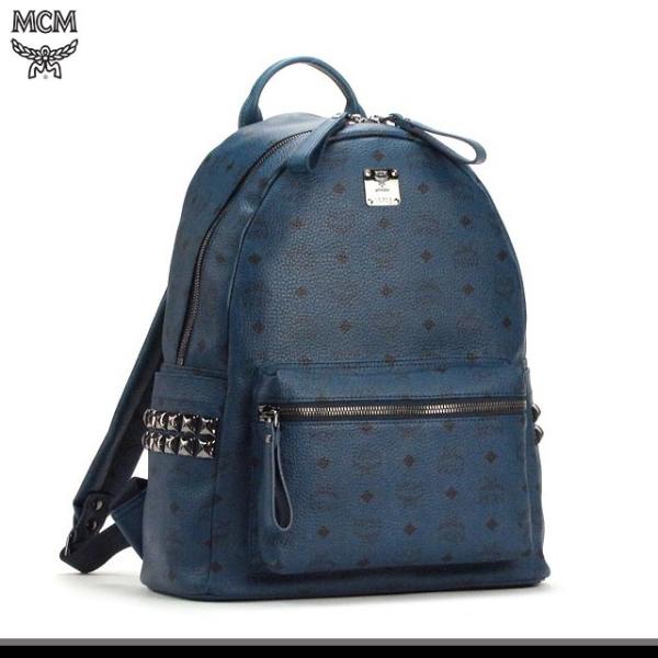 MCM リュック 韓国 mサイズ スタッズ メンズ レディース バッグ 