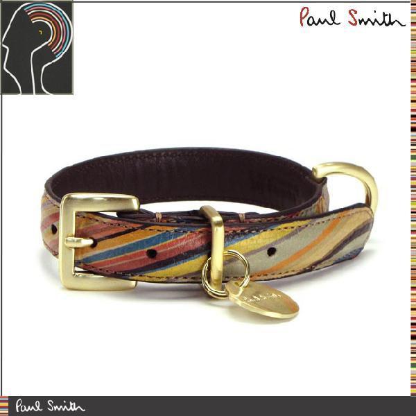 【非売品】ポールスミス　リード　首輪　 DOG  ペット用 ポールスミス 首輪 リード 革 paul smith 首輪 犬 猫 ブランド