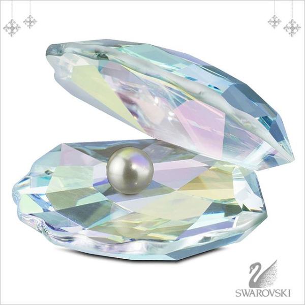 スワロフスキー 置物 SWAROVSKI フィギュア 多面カット ガラス像 SHELL 