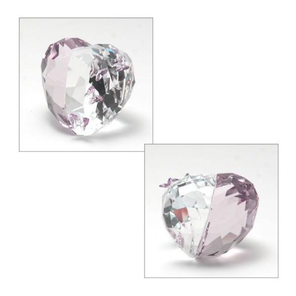 スワロフスキーLOVE HEART SMALL VIOLET