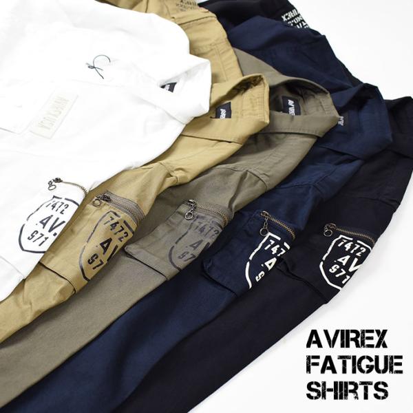 AVIREX アビレックス ファティーグ シャツ FATIGUE SHIRTS ミリタリー