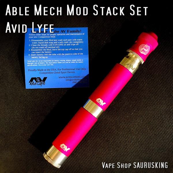 AV Avid Lyfe Able Mech Mod Bare Aluminum Stack Set / アヴィッド