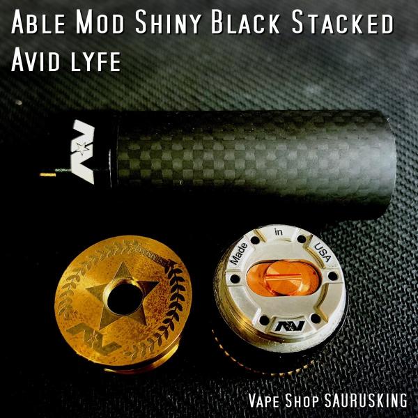 AV Avid Lyfe Able Mech Mod Shiny Black Stacked / アヴィッドライフ