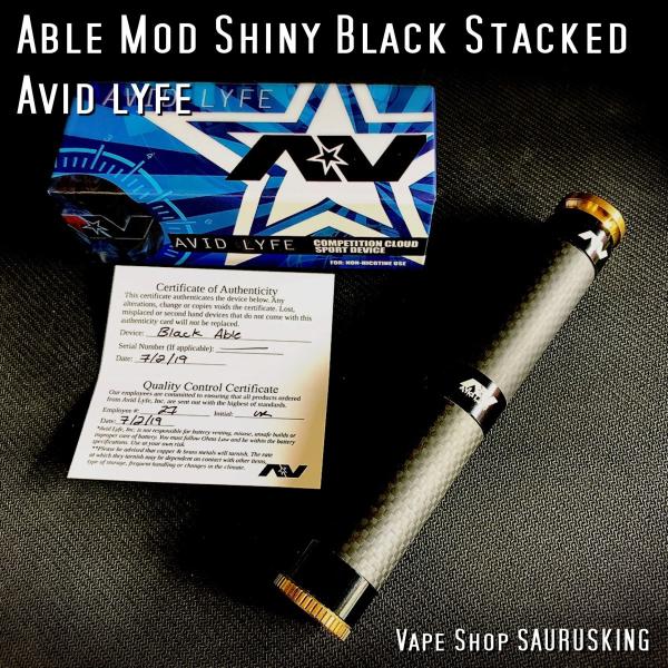 AV Avid Lyfe Able Mech Mod Shiny Black Stacked / アヴィッドライフ