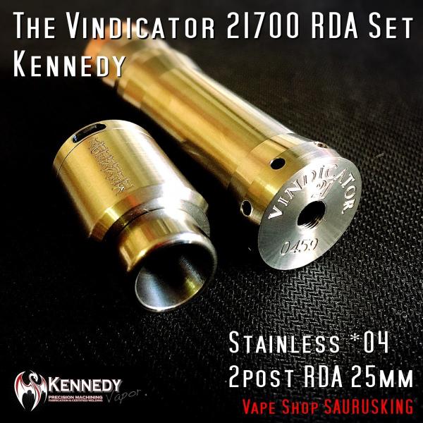 Kennedy The Vindicator 25mm Mod RDA Set Stainless #04/ ケネディ