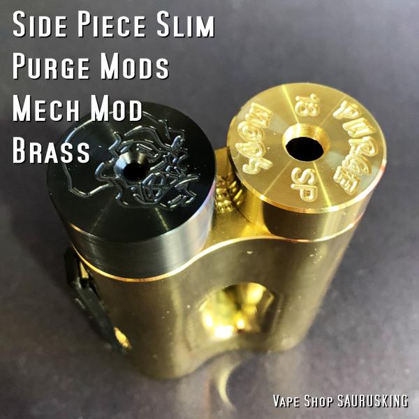 Purge Mods Side Piece Slim Mech Box Mod [Brass] / パージモッズ  