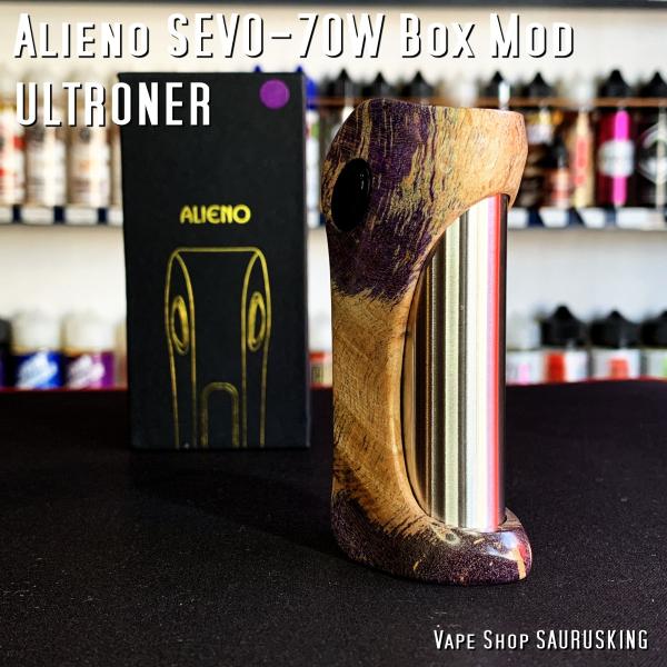 ULTRONER Alieno SEVO-70w Box Mod [Purple] Stabilized Wood 04 