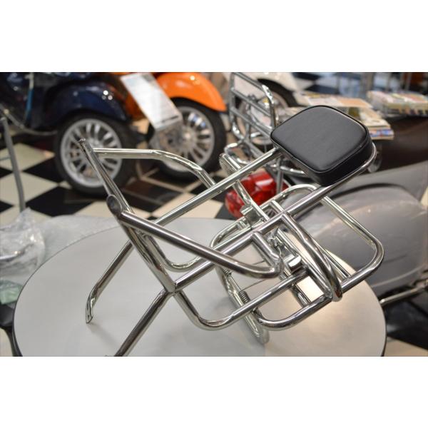 Vespa ベスパPX バックレスト＆スペアタイヤホルダー付リアキャリア /【Buyee】