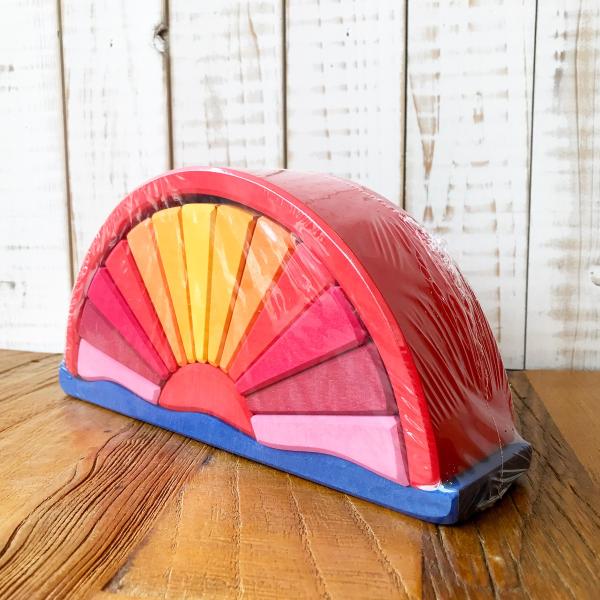積み木 おしゃれ グリュックスケーファー Gluckskafer sunray arch red
