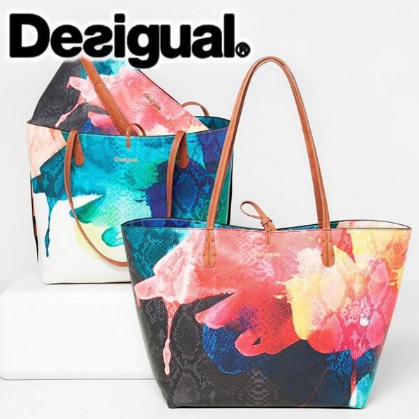 デシグアルDesigual トートバッグショルダーバッグホワイト白春夏