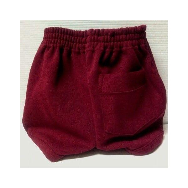 体操着ショートパンツ（エンジ・赤）100〜150 2枚 半袖
