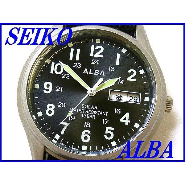 新品正規品『SEIKO ALBA』セイコーアルバソーラー腕時計メンズAEFD557