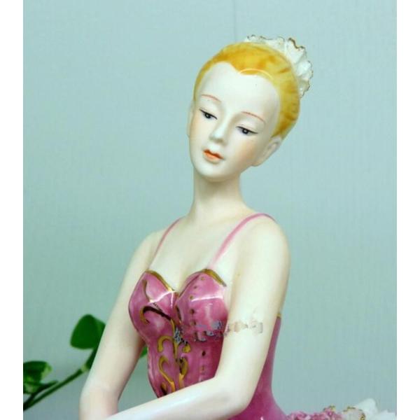 陶器置物西洋陶器北欧磁器陶器製人形お姫様陶器人形陶器置物洋風TC73