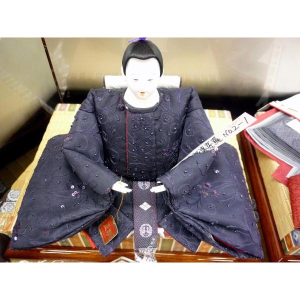 ひな人形セット 2体と飾り付き ひな人形☆二段五人飾り D1−35x2☆横幅105*奥行69