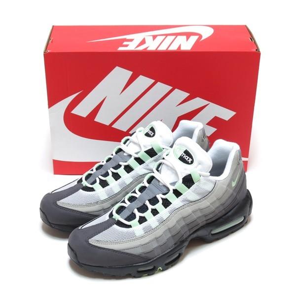 Nike air max 95 white fresh mint hotsell granite dust