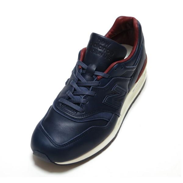 NEW BALANCE M997BEXP HORWEEN LEATHER NAVY MADE IN USA