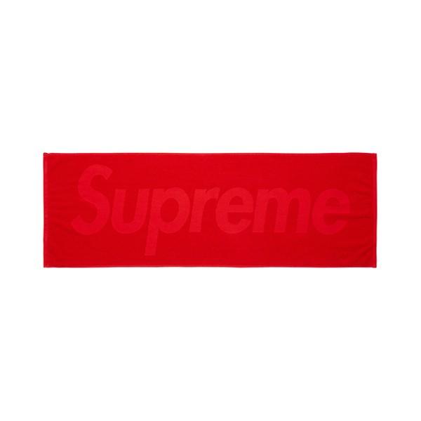 17SS Supreme Terry Logo Hand Towel Red ( シュプリーム テリーロゴ