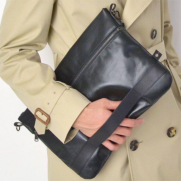 wjk ダブルジェイケイ 牛革 カモフラ クラッチ バッグ メンズ