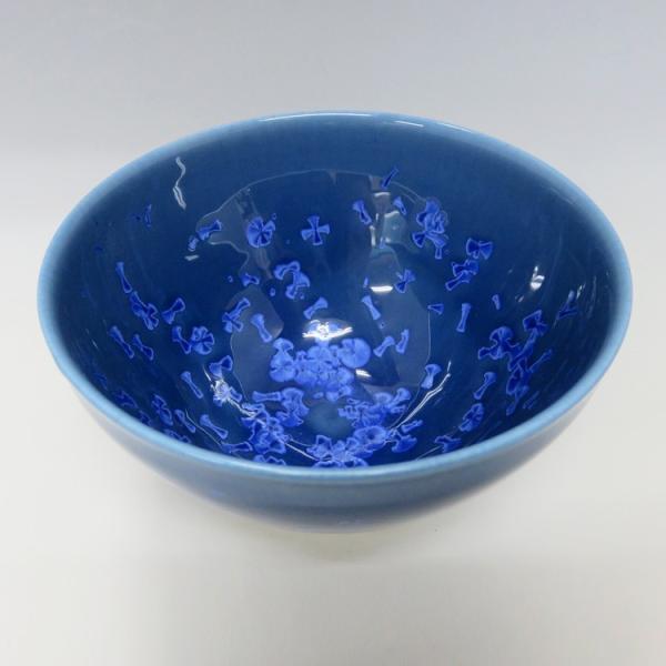 新品　茶碗　青釉クリスタル　抹茶碗　茶道具 茶道具 抹茶茶碗 青釉 波千鳥 中野静鳳作 茶道 : 茶道具いまや