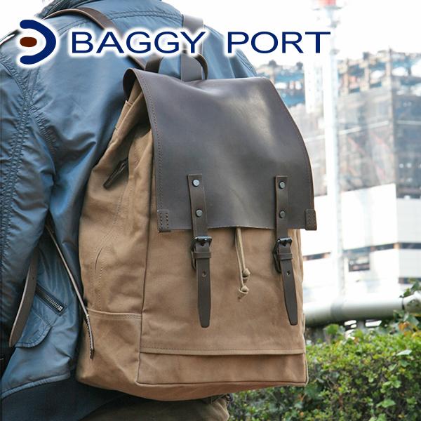 BAGGY PORT バギーポート ウォッシュ加工６号帆布×オイルレザー