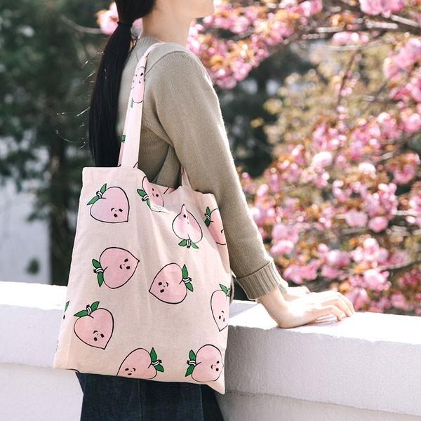 韓国雑貨 =LIVEWORK= JAMJAM ECO BAG ver.2［エコバッグ］［韓国文房具