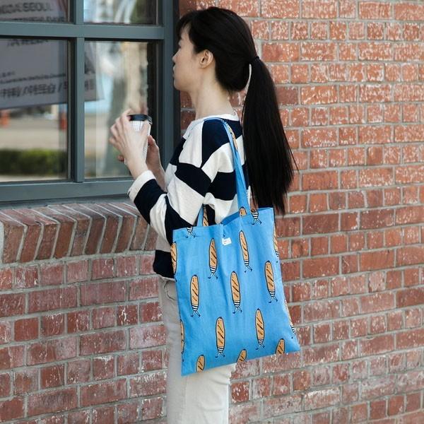 韓国雑貨 =LIVEWORK= JAMJAM ECO BAG ver.2［エコバッグ］［韓国
