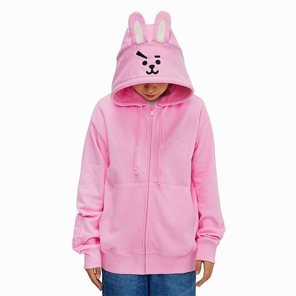 BT21 cooky パーカー　S 新品未使用未開封激レア品 BT21公式グッズ＝ バンタン BTS コスプレみたいなフードパーカー