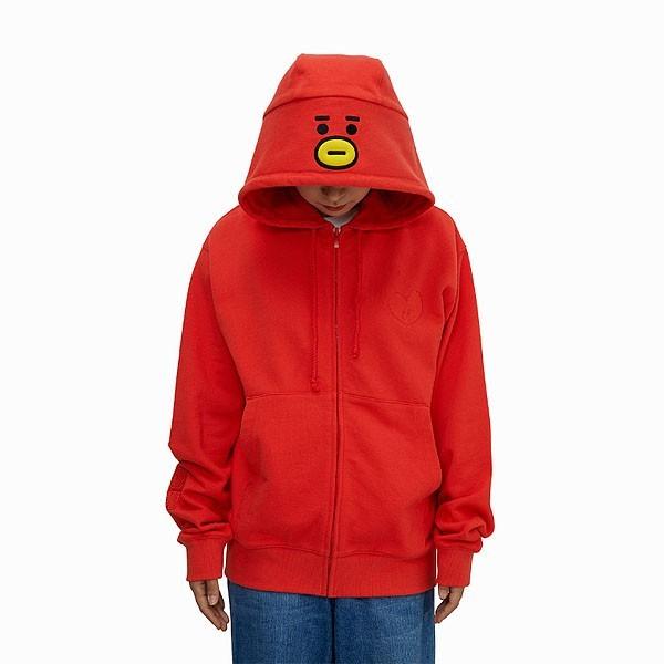 BT21 COOCY.TATA パーカー BT21」プリントパーカー(M サックス(TATA)): トップス｜Right-on