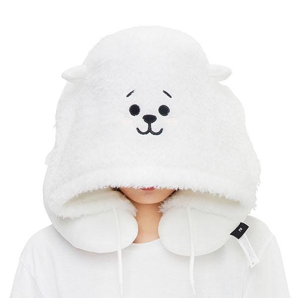 BT21公式グッズ＝［バンタン］［BTS］フード付きネックピロー