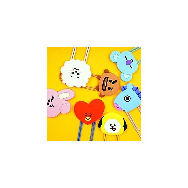 BT21公式グッズ＝ バンタン BTS キャラクター ビッグクリップ(ランダム