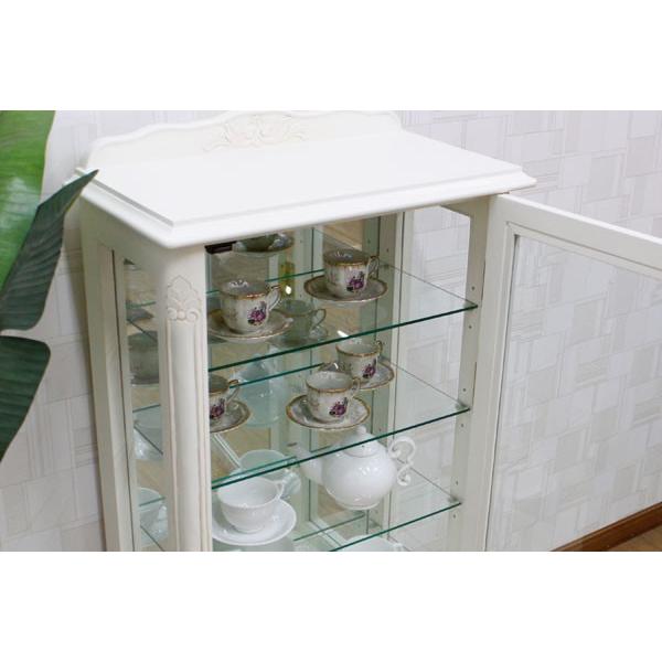 食器棚 キャビネット ヨーロピアン アンティーク おしゃれ 白 1800228.jpg