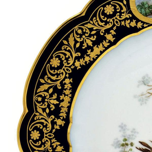 セーブル sevres 鳥たちのデュプレシス 飾り皿