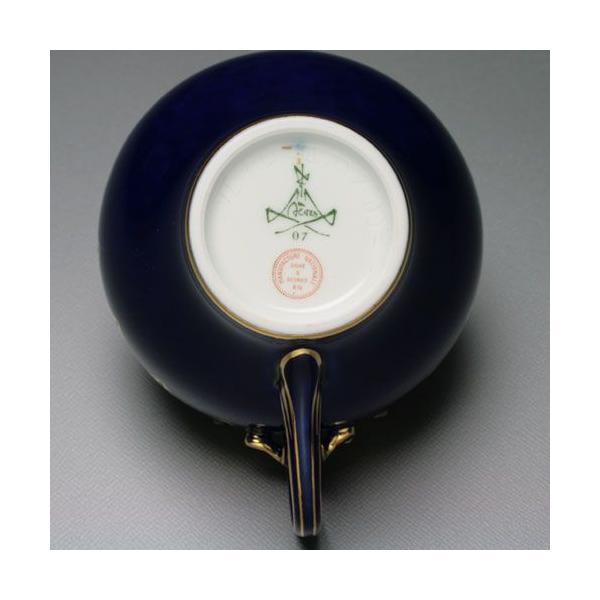 セーブル(Sevres)食器 ティーカップ サンディエ ファットブルー 24K