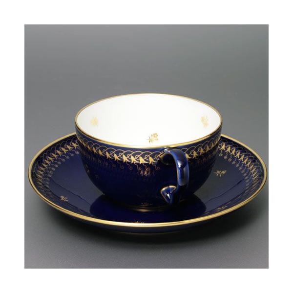 セーブル(Sevres)食器ティーカップカラーブルファットブルー24K