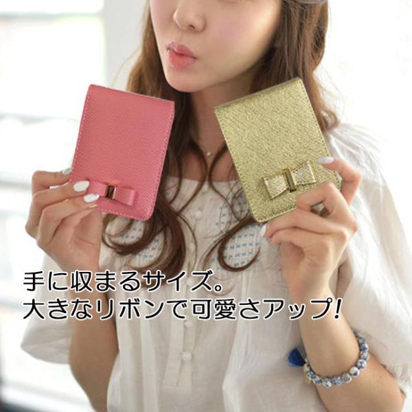 シガレットケース タバコケース 可愛い おしゃれ リボン 本革 革