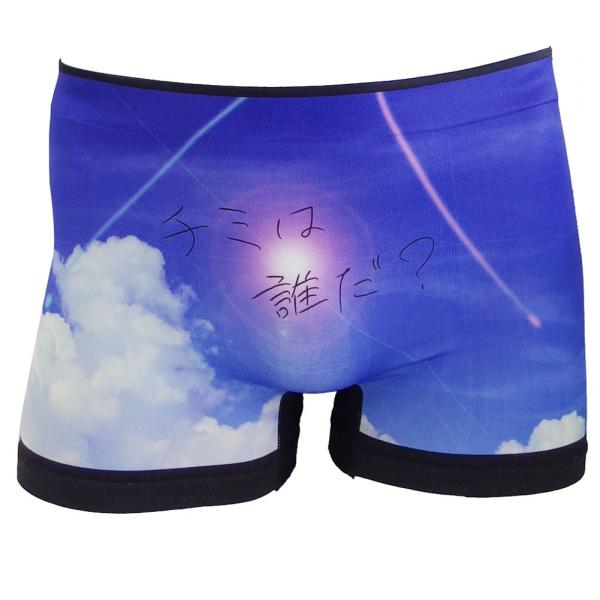 おもしろ パンツ ( ボクサーパンツ )( チミの名は。 ) シームレス