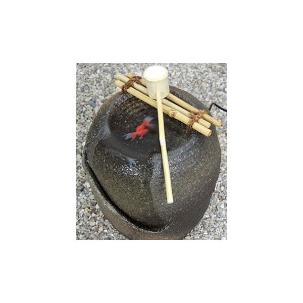 【美品】信楽焼涼電動つくばい 陶器つくばい 循環 水琴窟 水流 dt-0043 信楽焼 涼電動つくばい 陶器つくばい 循環 水琴窟 水流 蹲 筧