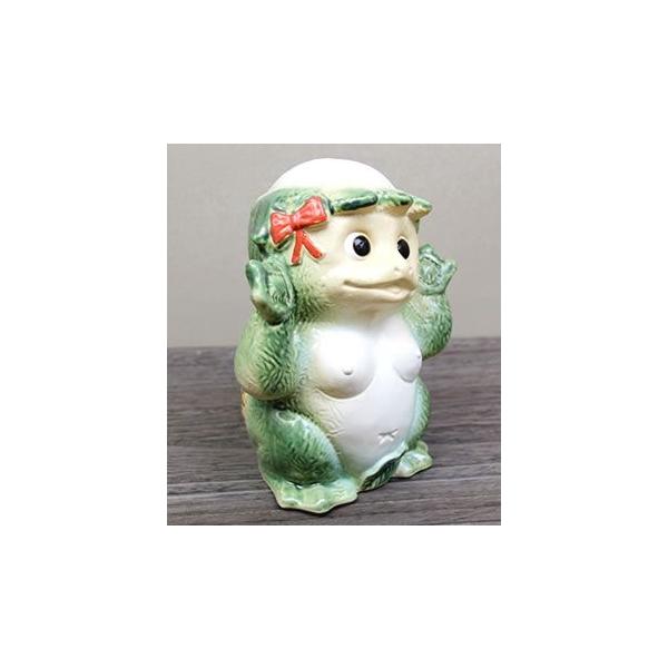 [レア] 鼓を叩く河童 女性 金属製 非常に風流な作品 かっぱ カッパ 置物 レア] 鼓を叩く河童 女性 金属製 非常に風流な作品 かっぱ