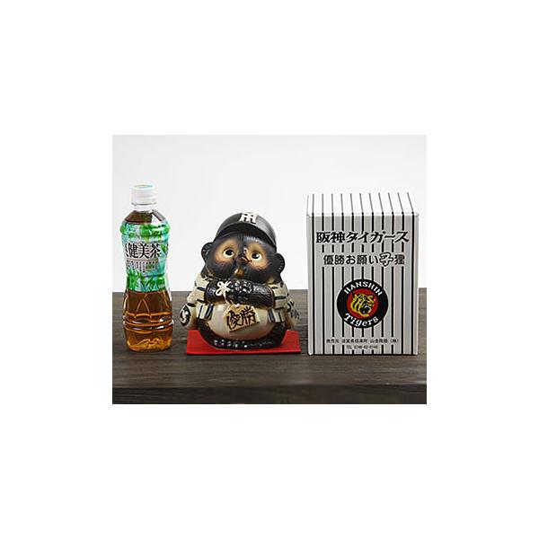 信楽焼 阪神タイガース優勝お願い子狸 たぬき 開運 縁起物 可愛い